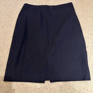 J. Crew Navy Super 120’s Pencil Skirt Workwear